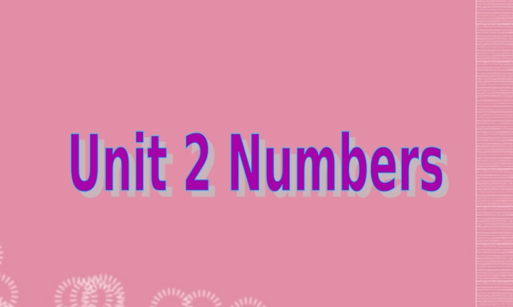 一年级英语上册 Unit 2（2）课件 沪教牛津版