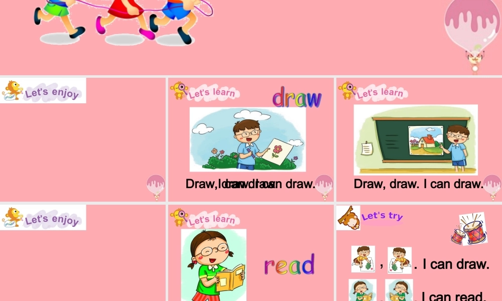 一年级英语上册 Unit 4 I can sing课件2 牛津上海版-牛津上海版小学一年级上册英语课件