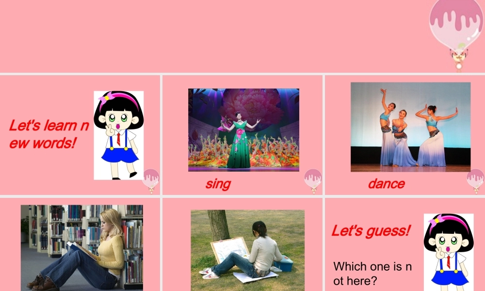 一年级英语上册 Unit 4 I can sing课件5 牛津上海版-牛津上海版小学一年级上册英语课件