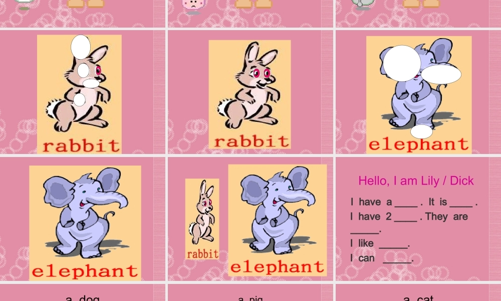 一年级英语上册 Unit 4（21）课件 沪教牛津版