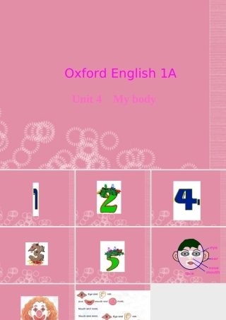 一年级英语上册 Unit 4（22）课件 沪教牛津版