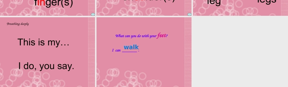 一年级英语上册 Unit 4（25）课件 沪教牛津版