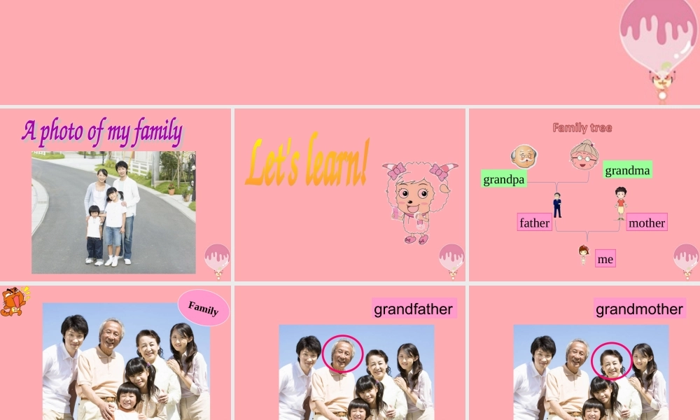 一年级英语上册 Unit 5 My family课件3 牛津上海版-牛津上海版小学一年级上册英语课件