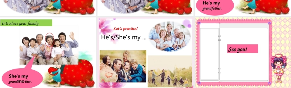 一年级英语上册 Unit 5 My family课件4 牛津上海版-牛津上海版小学一年级上册英语课件