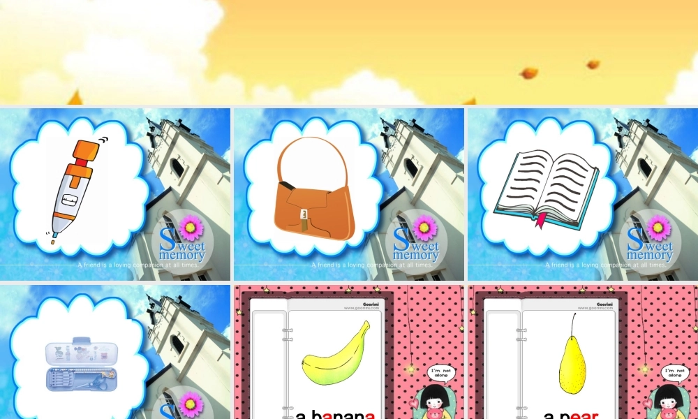 一年级英语上册 Unit 5(20)课件 沪教牛津版