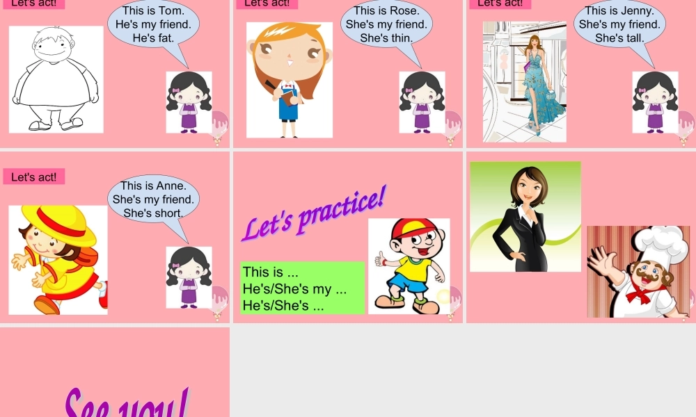 一年级英语上册 Unit 6 My friends课件4 牛津上海版-牛津上海版小学一年级上册英语课件