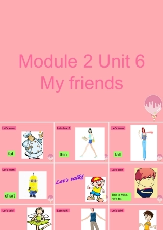 一年级英语上册 Unit 6 My friends课件4 牛津上海版-牛津上海版小学一年级上册英语课件