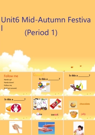 一年级英语上册 Unit 6(18)课件 沪教牛津版