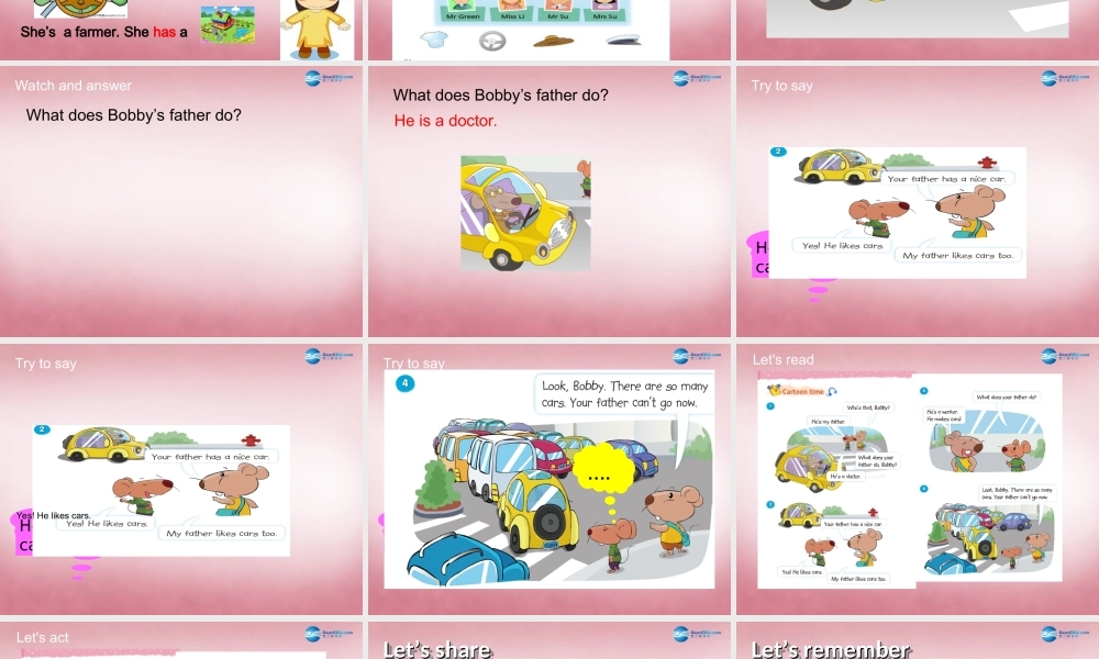 五年级英语上册 Unit5 What do they do课件1 译林版