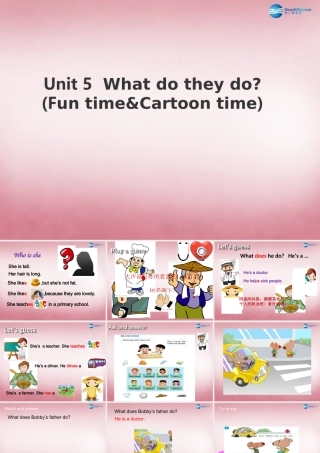 五年级英语上册 Unit5 What do they do课件1 译林版