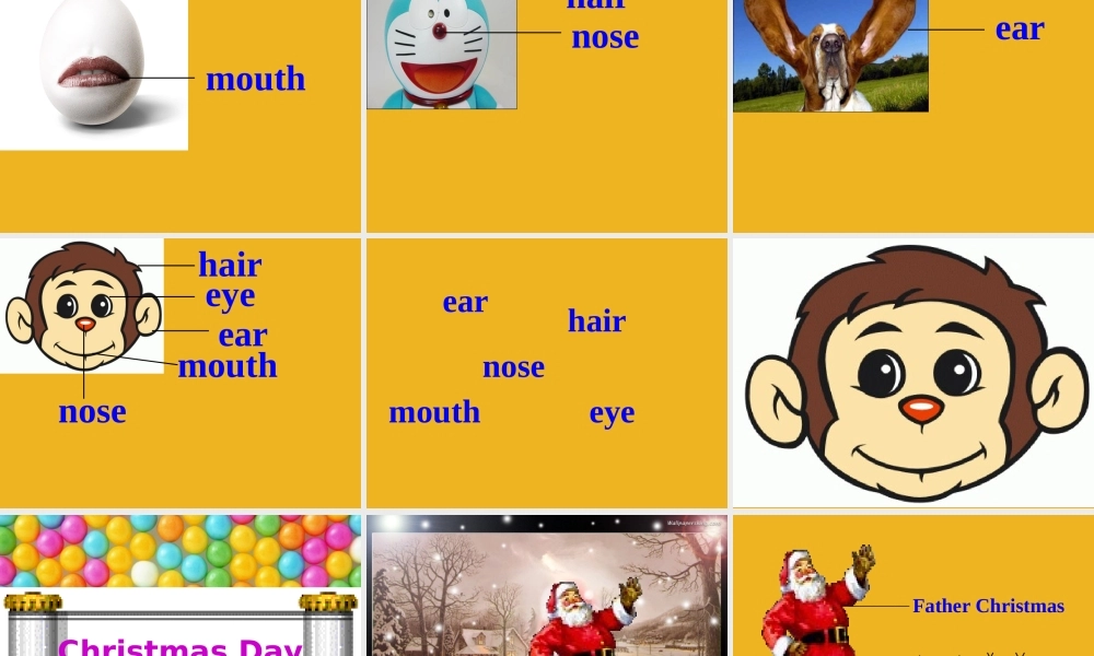 一年级英语上册 Unit 7 My body课件 深港版