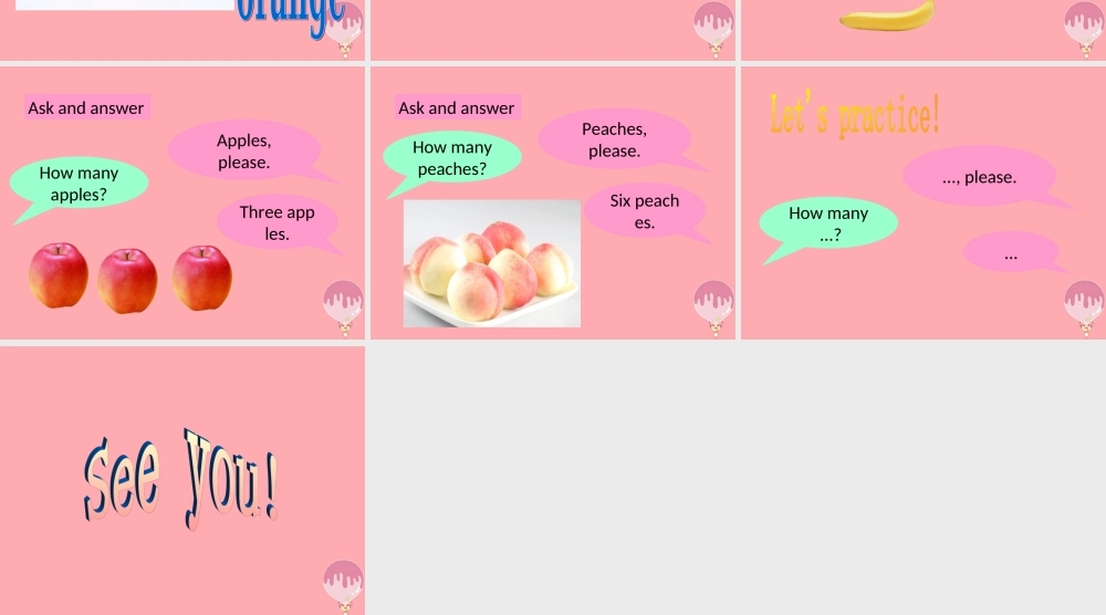 一年级英语上册 Unit 8 Apples please课件 牛津上海版-牛津上海版小学一年级上册英语课件
