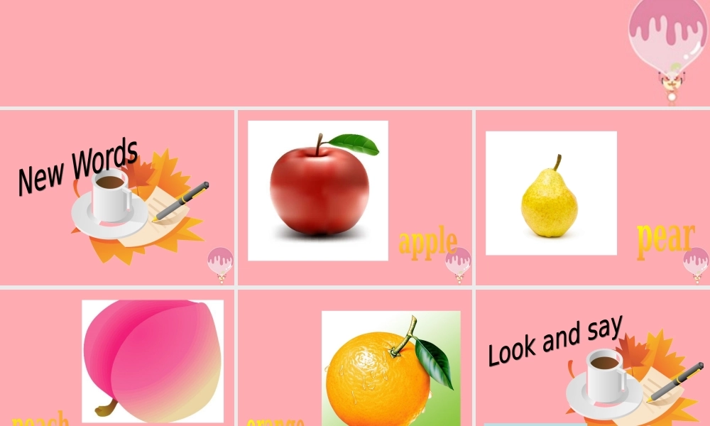 一年级英语上册 Unit 8 Apples please课件2 牛津上海版-牛津上海版小学一年级上册英语课件