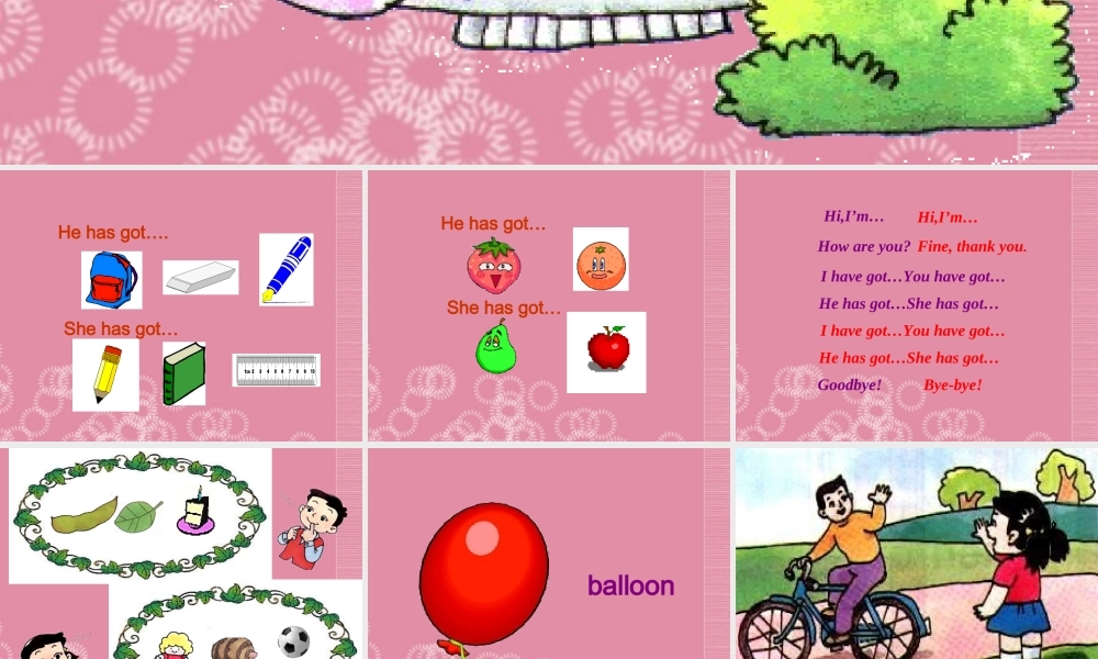 一年级英语上册 Unit 8（11）课件 沪教牛津版