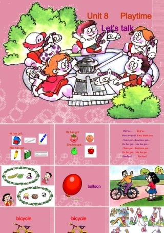 一年级英语上册 Unit 8（11）课件 沪教牛津版