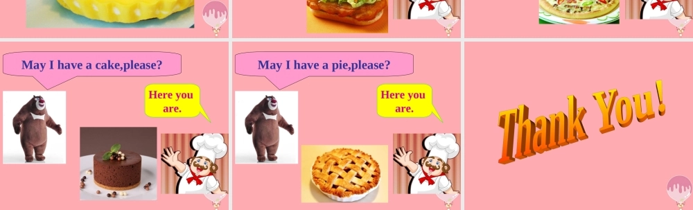 一年级英语上册 Unit 9 May I have a pie课件 牛津上海版-牛津上海版小学一年级上册英语课件