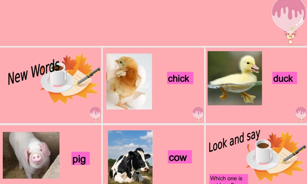 一年级英语上册 Unit 10 On the farm课件4 牛津上海版-牛津上海版小学一年级上册英语课件