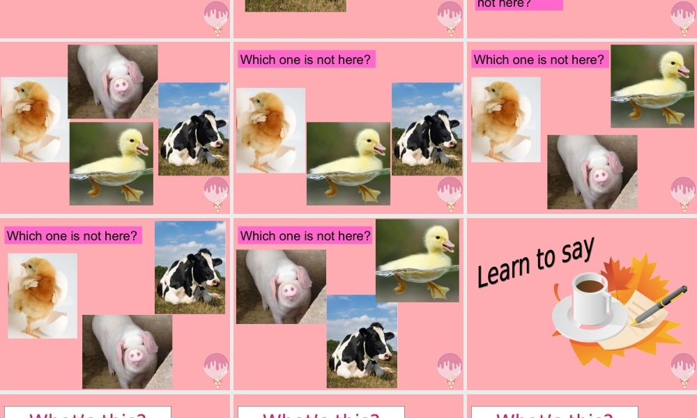 一年级英语上册 Unit 10 On the farm课件4 牛津上海版-牛津上海版小学一年级上册英语课件