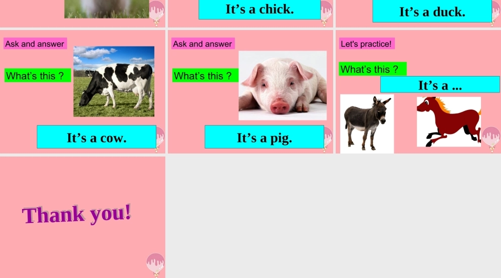 一年级英语上册 Unit 10 On the farm课件5 牛津上海版-牛津上海版小学一年级上册英语课件