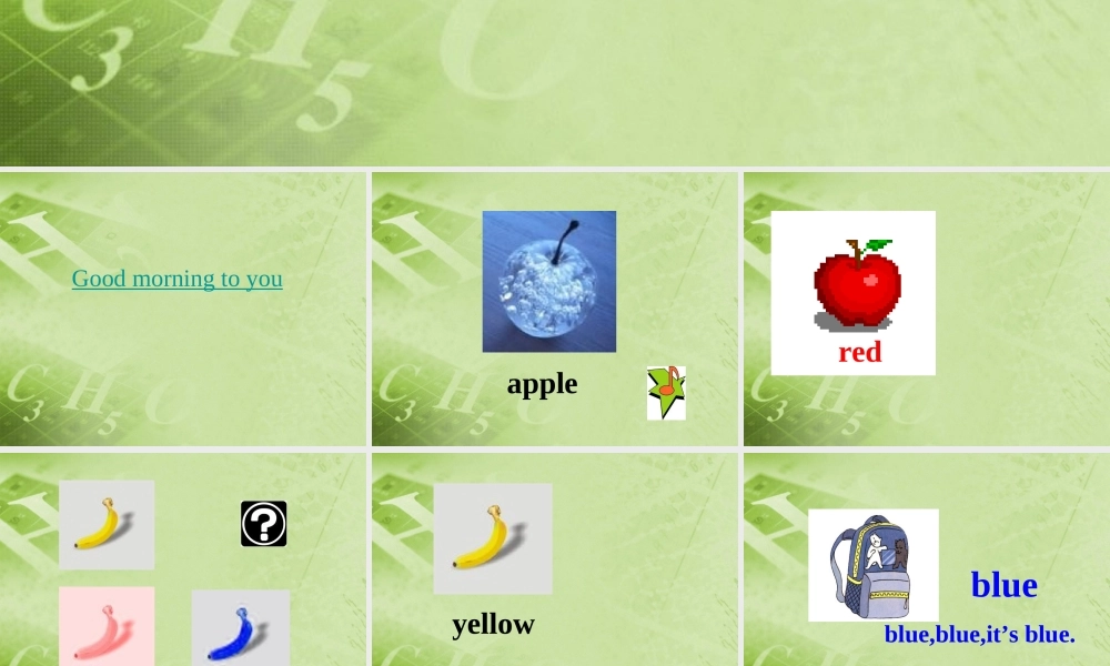 一年级英语上册 Unit 10(7)课件 苏教牛津版