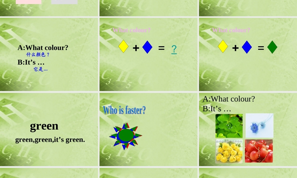一年级英语上册 Unit 10(7)课件 苏教牛津版