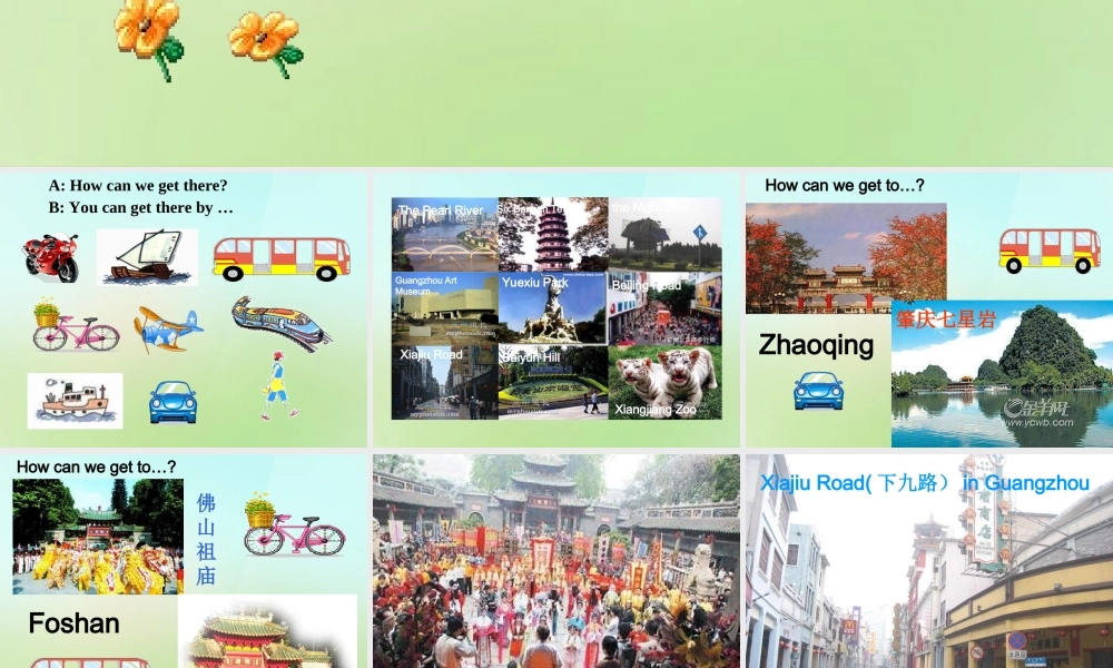 五年级英语上册《Module 4 Unit 11 How Are You Going There》课件2 广州版广州版小学五年级上册英语课件