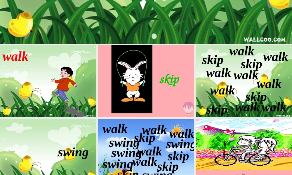 一年级英语上册 Unit 12 In the park课件1 牛津上海版-牛津上海版小学一年级上册英语课件