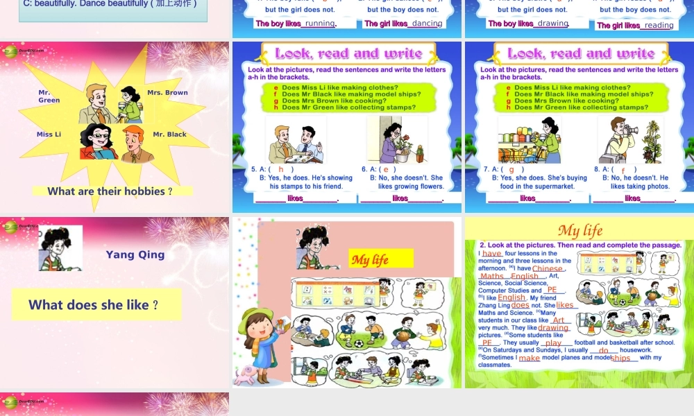 五年级英语下册 Unit5 Review and check课件（2） 苏教牛津版