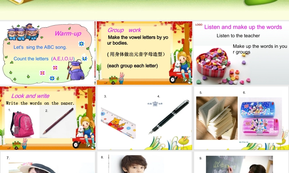 一年级英语上册 Unit1 School(1)课件 人教新起点