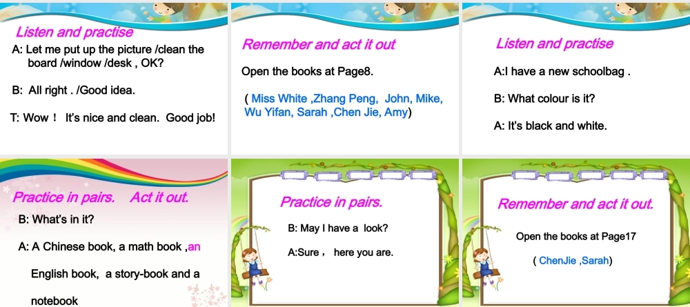 一年级英语上册 Unit1 School(1)课件 人教新起点