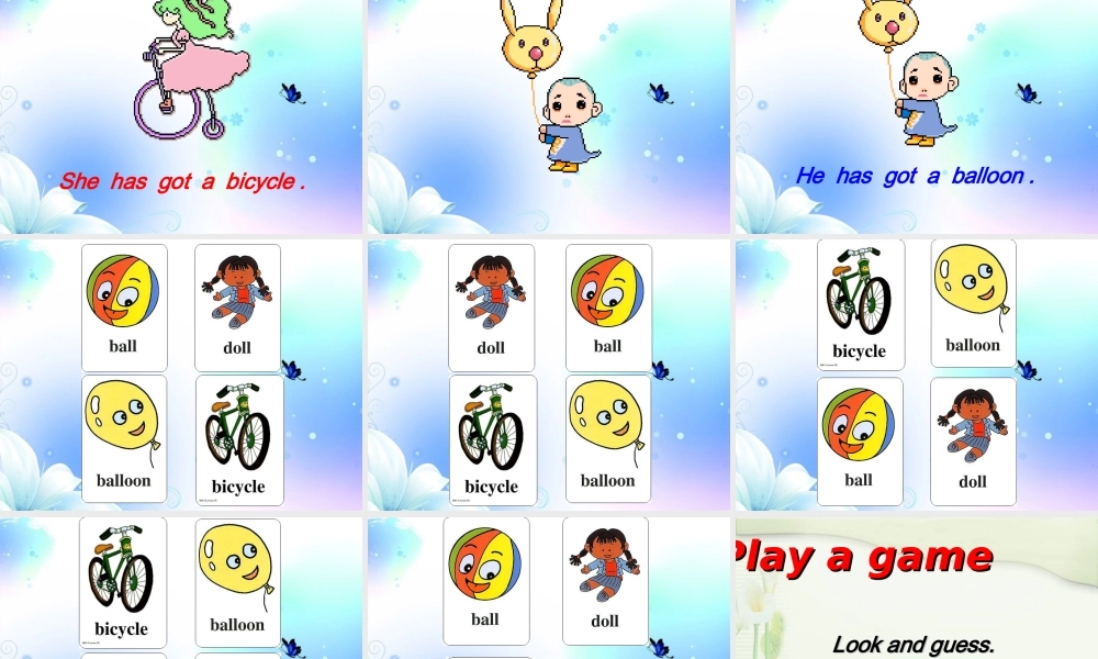 一年级英语上册 Unit8(9)课件 沪教牛津版