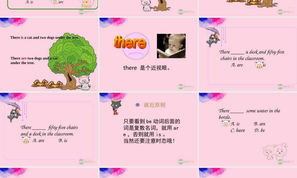 小升初英语知识点专项复习 专题五 句子 There_be_句型讲解课件