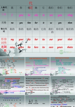 小升初英语知识点专项复习专题二 词类 代词课件