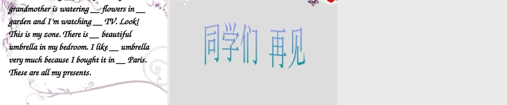 小升初英语知识点专项复习专题二 词类 冠词课件