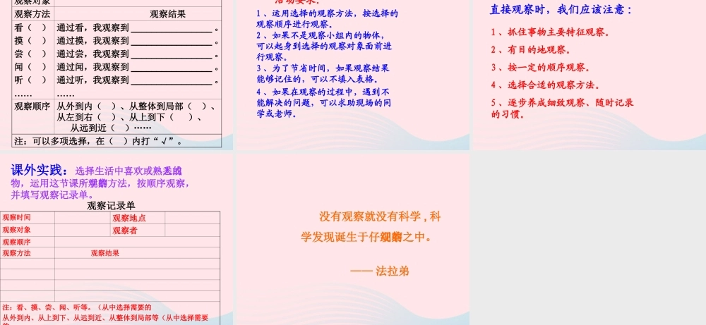 一年级科学上册 第5课《感官总动员》课件（1） 苏教版-苏教版小学一年级上册自然科学课件