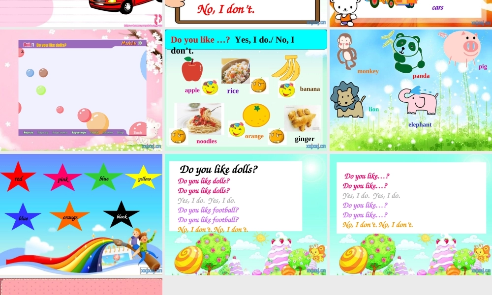 一年级英语下册 M10Unit1Do you like dolls课件 外研社(一起)