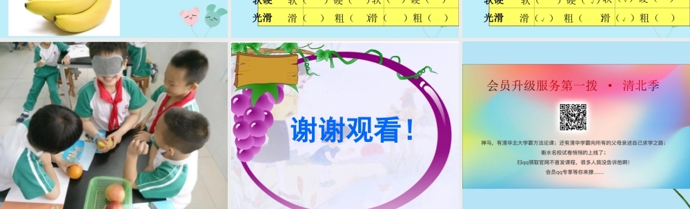 一年级科学上册 第二单元 水果和蔬菜 6 美味的水果课件2 （新版）粤教版-（新版）粤教版小学一年级上册自然科学课件