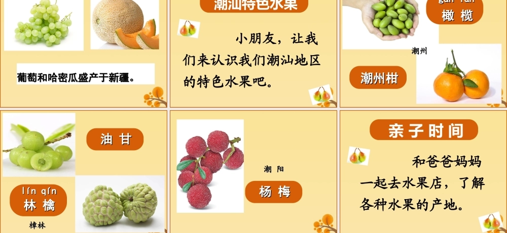 一年级科学上册 第二单元 水果和蔬菜 6 美味的水果课件5 （新版）粤教版-（新版）粤教版小学一年级上册自然科学课件