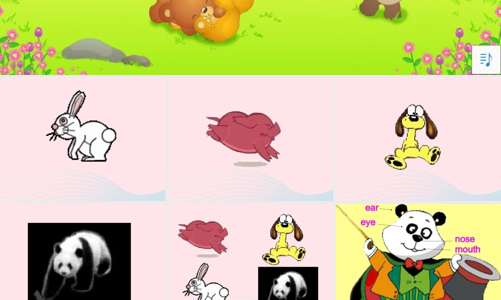 一年级英语下册 Module 4 Unit 1 This is my head课件4 外研版（一起）-外研版小学一年级下册英语课件