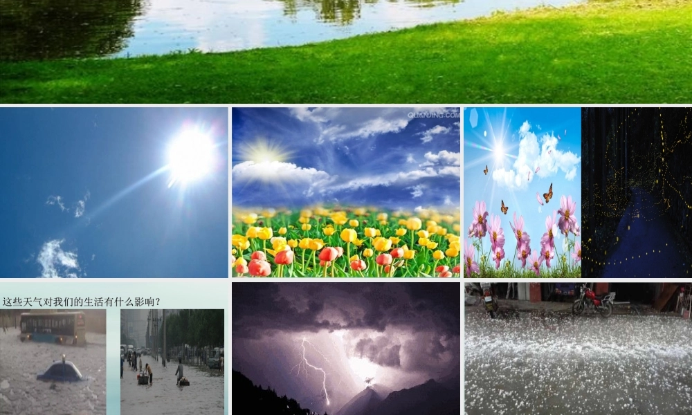 一年级科学上册 第四单元 四季 14 炎热的夏天课件 （新版）粤教版-（新版）粤教版小学一年级上册自然科学课件