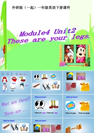 一年级英语下册 Module 4 Unit 2(1)课件 外研版（一起）