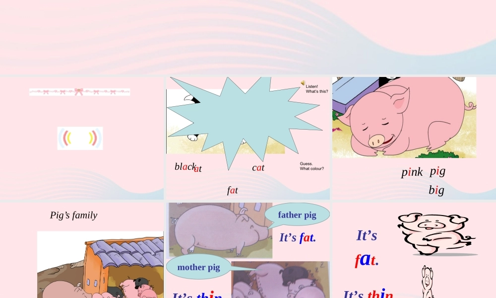 一年级英语下册 Module 5 Unit 2 It’s thin课件1 外研版（一起）-外研版小学一年级下册英语课件