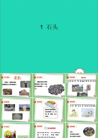 一年级科学下册 1.1 石头课件1 苏教版-苏教版小学一年级下册自然科学课件
