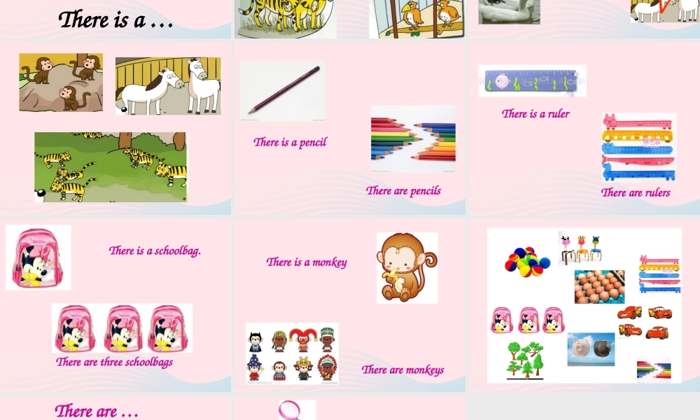 一年级英语下册 Module 7 Unit 2 There are three brown monkeys课件 外研版（一起）-外研版小学一年级下册英语课件