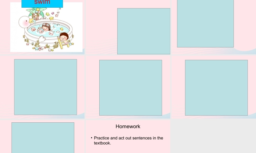 一年级英语下册 Module 10 unit 2 Let's sing课件 外研版（一起）-外研版小学一年级下册英语课件