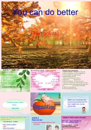 一年级英语下册 Review Module Unit 2课件2 外研版（一起）-外研版小学一年级下册英语课件