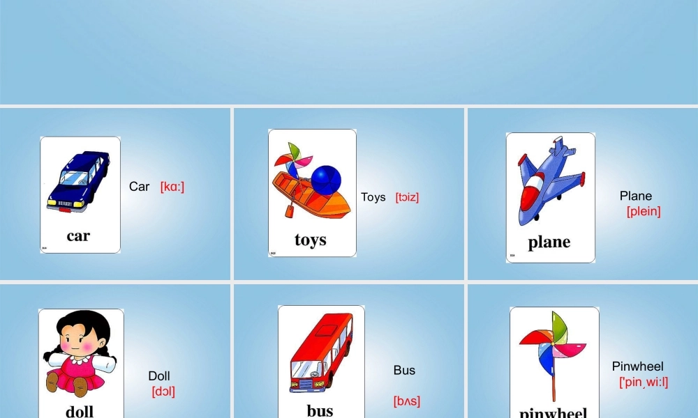 一年级英语下册 Unit 11 Lesson 61-63课件 人教新起点