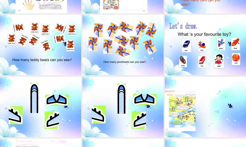 一年级英语下册 Unit 11 Lesson 64-66(1)课件 人教新起点