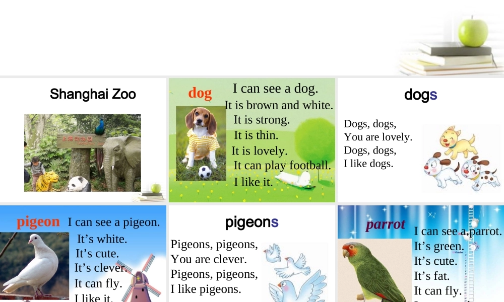 一年级英语下册 Unit 12(2)课件 新世纪版