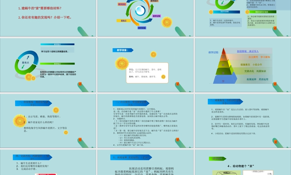 一年级科学下册 动物 2.4《给动物建个“家”》课件 教科版-教科版小学一年级下册自然科学课件